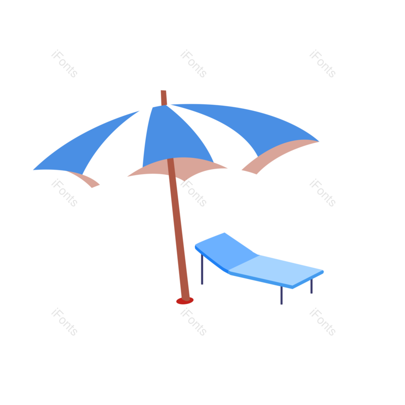 雨伞图片,海边元素,度假PNG,海滩免抠素材